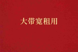 大带宽租用