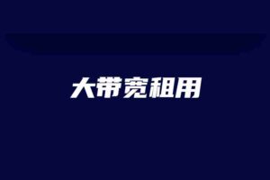 大带宽租用